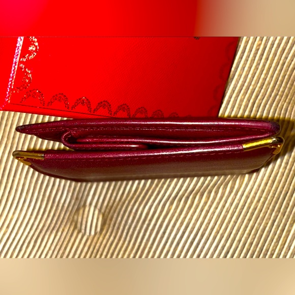 Cartier Bordeaux Unisex Must de Cartier Bifold Wallet - Picture 5 of 16